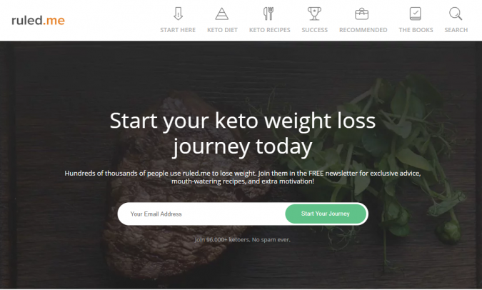 Ruled.me-blog-screenshot-675x406 Best 40 Keto Diet Blogs and Websites in 2020