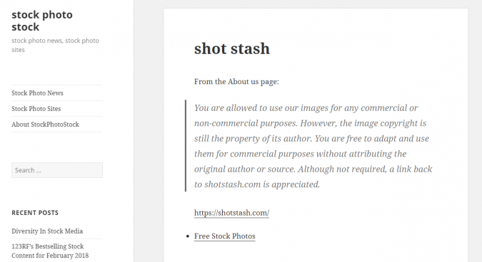 ShotStash stock image website screenshot Top 50 Free Stock Photos Websites to Use - 30