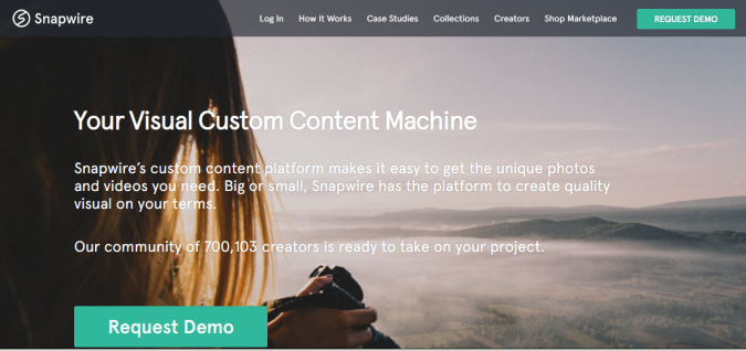 Top 50 Free Stock Photos Websites to Use 35 Snapwire stock image website screenshot Top 50 Free Stock Photos Websites to Use - 35