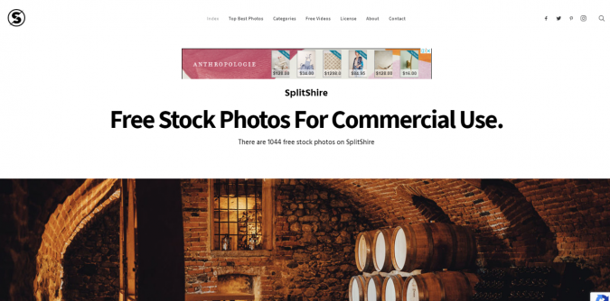 Top 50 Free Stock Photos Websites to Use 16 Split Shire website screenshot Top 50 Free Stock Photos Websites to Use - 16