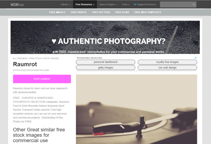 Top 50 Free Stock Photos Websites to Use 33 WDRfree stock image website screenshot Top 50 Free Stock Photos Websites to Use - 33