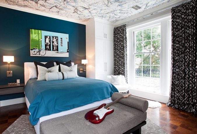 home decor bedroom painted ceiling 9 Important Things to Remember When Decorating Your Bedroom - 3