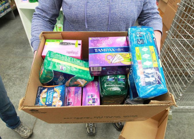 Feminine Products 6 Items Around the House that You Can Donate to Charity - 7