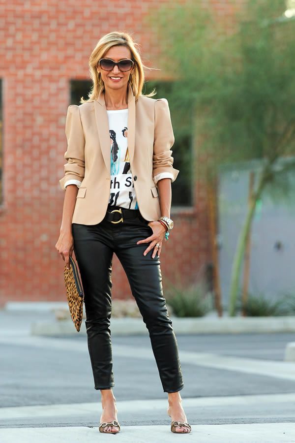 jacket outfit 20 Must-Have Wardrobe Pieces Every Woman Over 40 Needs - 21
