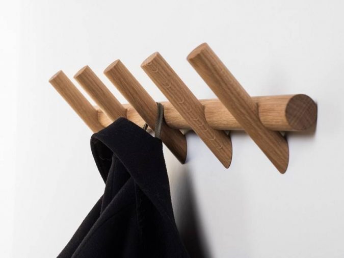 Coat hangers from wood Using Wood to Decorate Your Home - Easy Tips and Tricks - 7