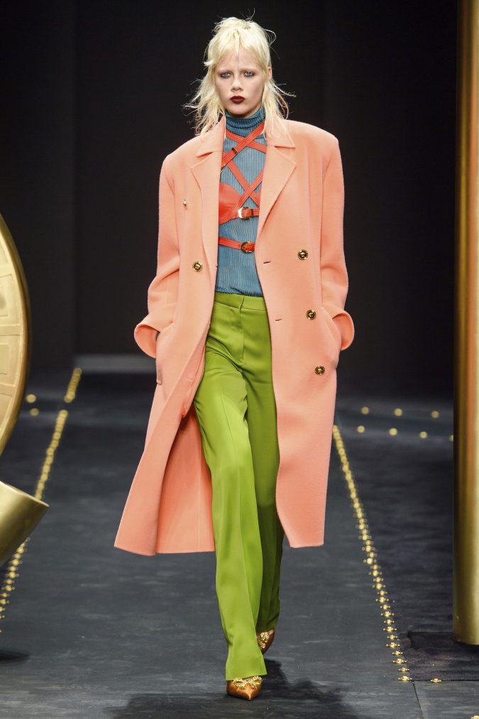 Fall winter fashion 2020 neon coat and pants versace 60+ Retro Fashion Designs of Fall/Winter Inspired by the 80s and 90s - 20