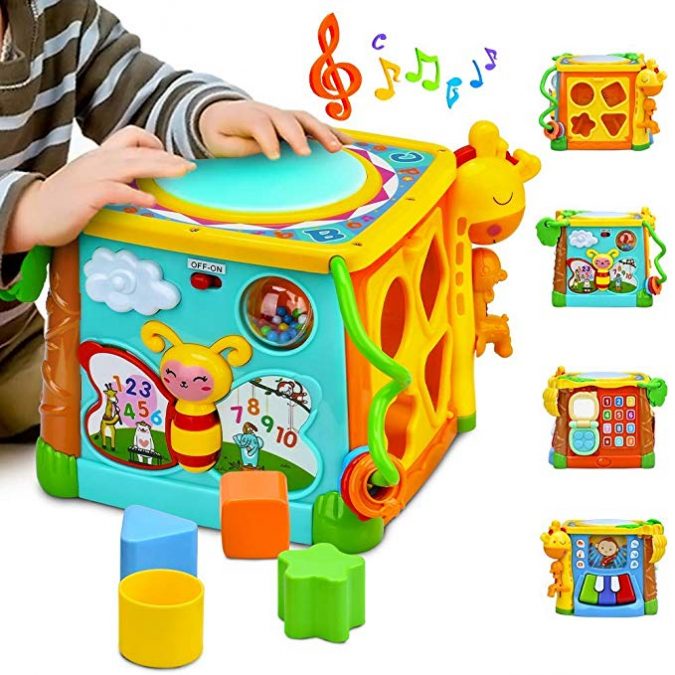 Musical Cube 1 Best 10 Christmas Gift Ideas for a New Born Baby - 17