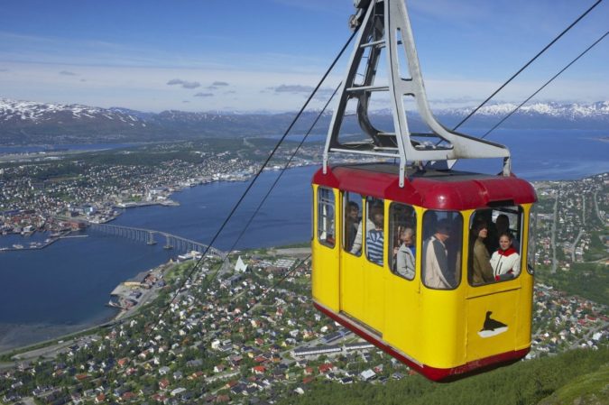 Tromsø cable car Top 10 Fairytale Christmas Places for Couples - 2