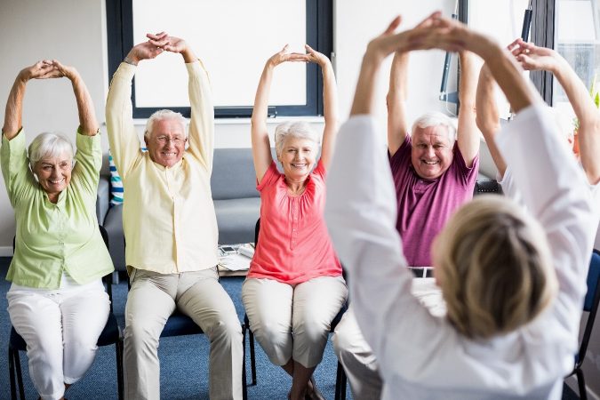 The Secret to a Healthy Old Age Lies in Adopting the Right Lifestyle Changes 4 chair aerobics The Secret to a Healthy Old Age Lies in Adopting the Right Lifestyle Changes - 4