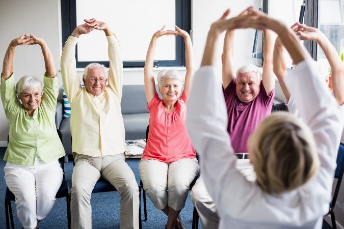 chair-aerobics-675x450 The Secret to a Healthy Old Age Lies in Adopting the Right Lifestyle Changes