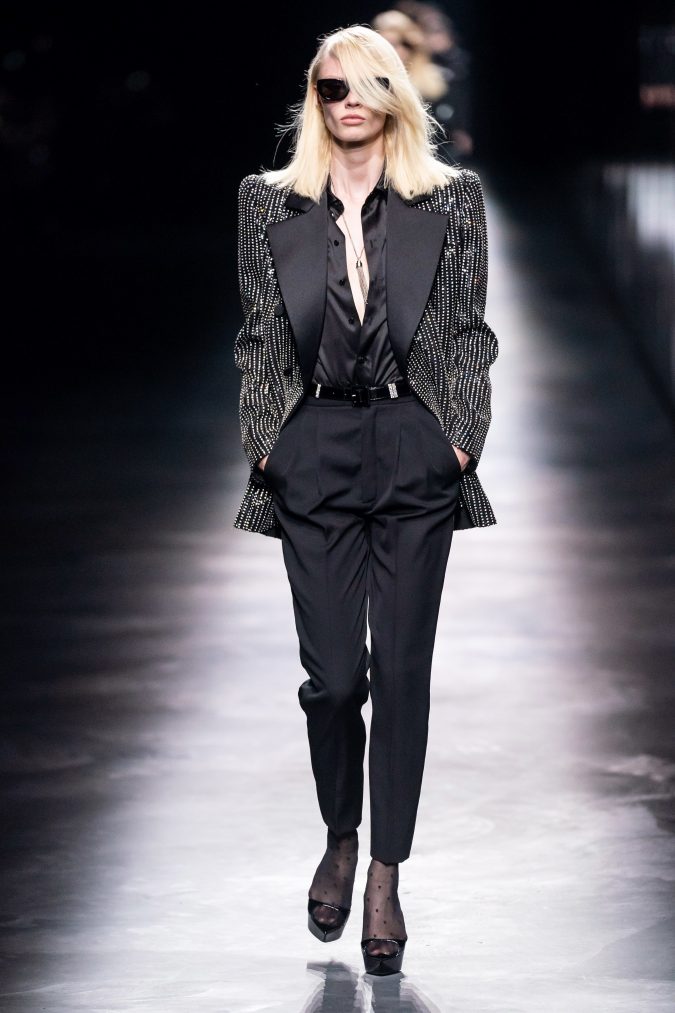 fall fashion 2019 long jacket saint laurent 2 60+ Retro Fashion Designs of Fall/Winter Inspired by the 80s and 90s - 17