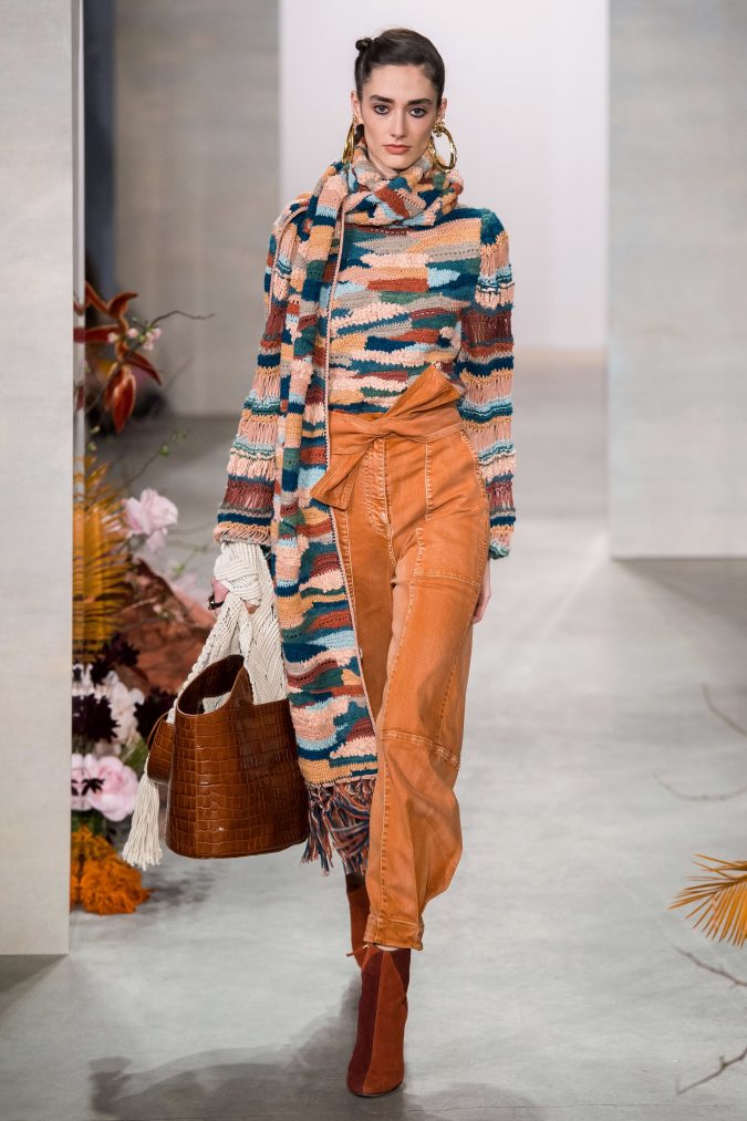 fall winter fashion 2020 knitted scarf Ulla Johnson 90 Fall/Winter Fashion Ideas for a Perfect Combination of Vintage and Modern - 82