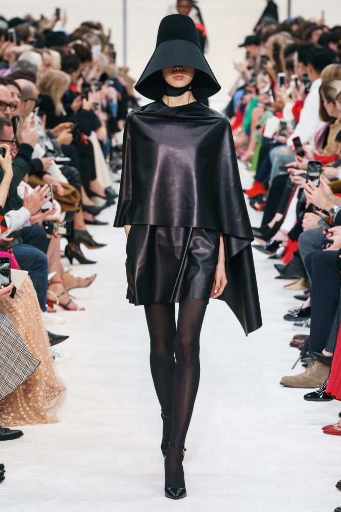 fall winter fashion 2020 leather dress Valentino +80 Fall/Winter Fashion Trends for a Stunning Wardrobe - 48