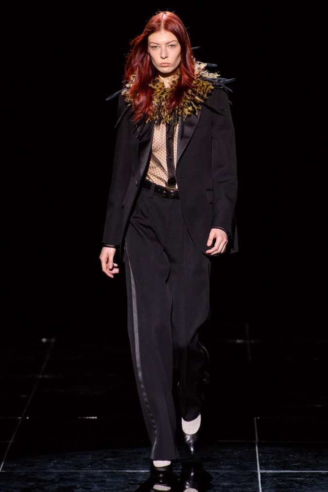 fall winter fashion 2020 see through shirt pantsuit Marc Jacobs Top 10 Winter Fashion Predictions and Trends - 17