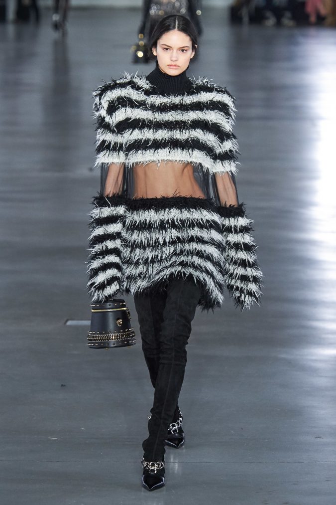 fall winter fashion 2020 see through sweater Balmain +80 Fall/Winter Fashion Trends for a Stunning Wardrobe - 74