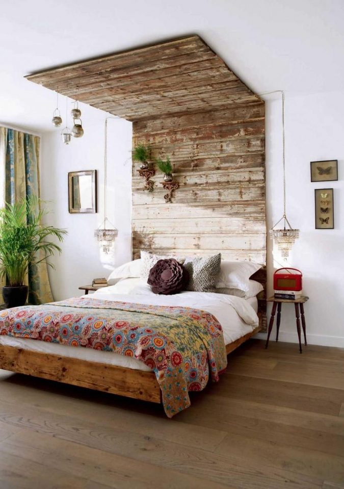 headboard on your rooms’ ceilings 8 Tricks You Can Do Make Your Home Look Great - 13
