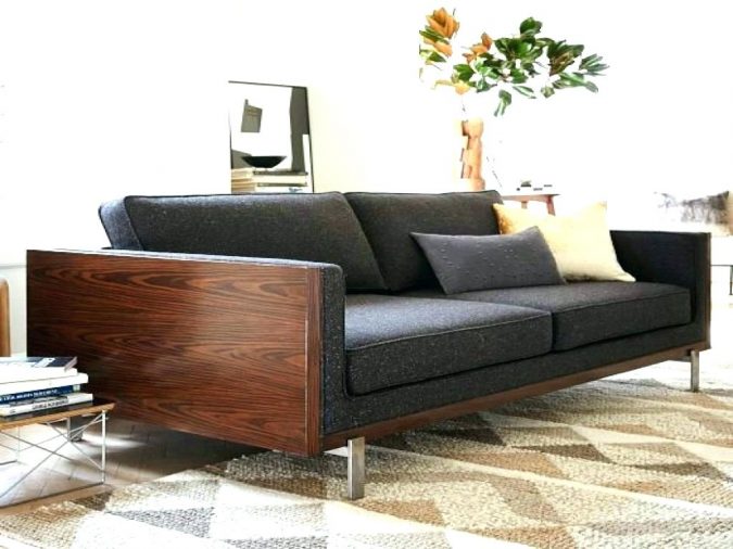 wood frame sofa Using Wood to Decorate Your Home - Easy Tips and Tricks - 15