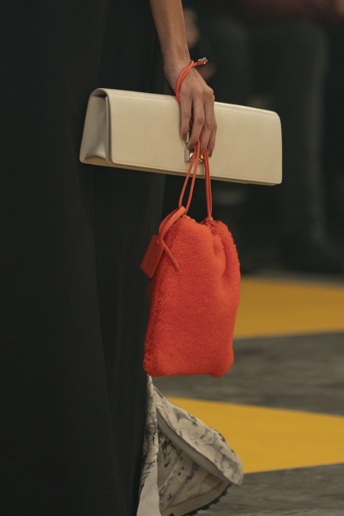 Fall winter accessories 2020 clutch Off White Top 10 Winter Fashion Predictions and Trends - 46
