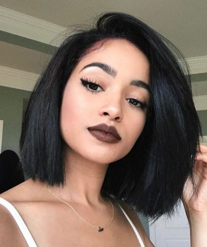 black hair 2019 12 Hottest Winter Hair Color Ideas for Women - 1