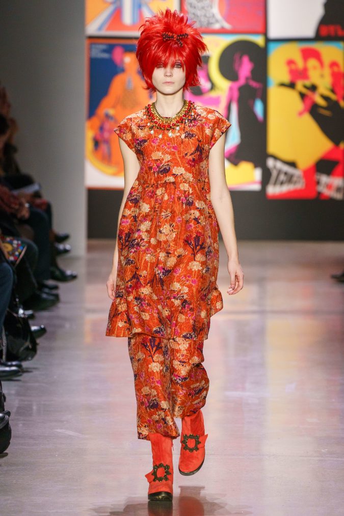 fall winter fashion 2019 floral outfit Anna Sui 120+ Lovely Floral Outfit Ideas and Trends for All Seasons - 31