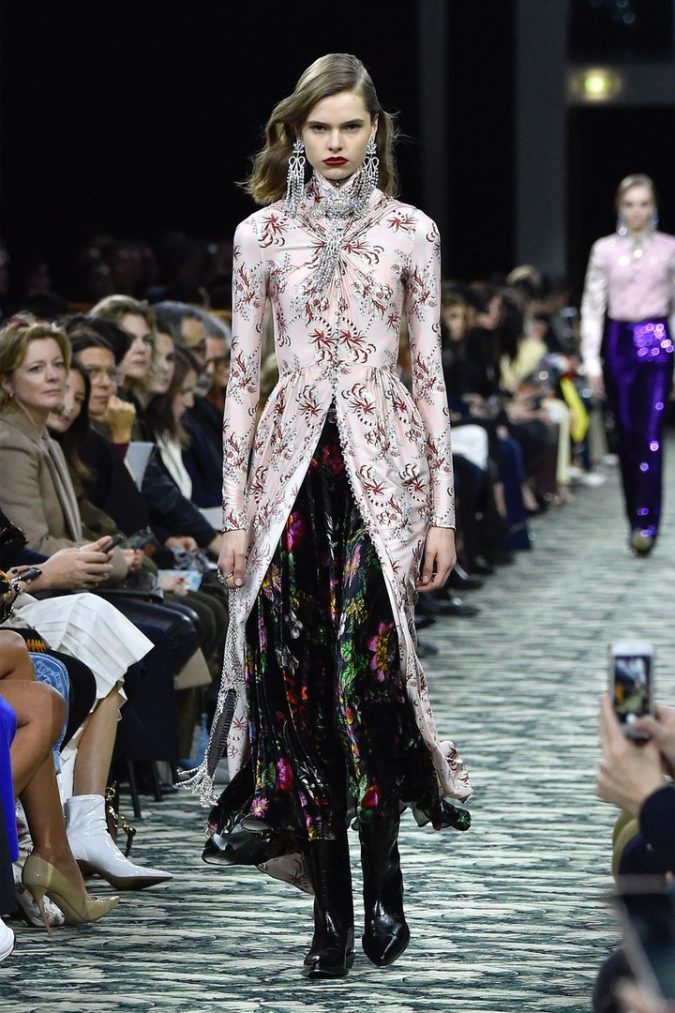 Top 10 Winter Fashion Predictions and Trends 41 fall winter fashion 2020 all florals dress Top 10 Winter Fashion Predictions and Trends - 41