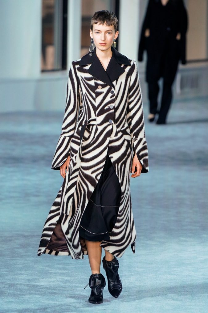 Top 10 Winter Fashion Predictions and Trends 24 fall winter fashion 2020 animal printed coat Phillip Lim Top 10 Winter Fashion Predictions and Trends - 24