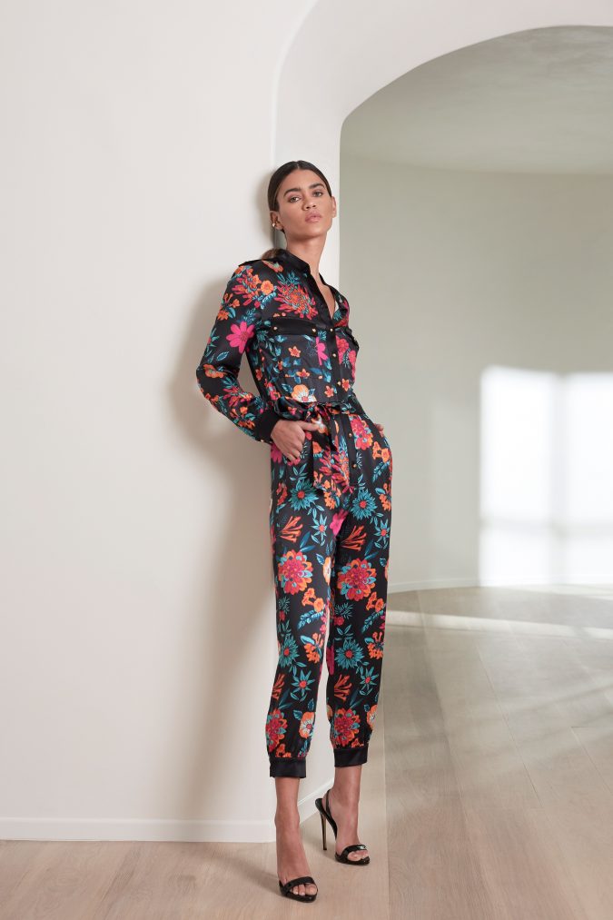 fall winter fashion 2020 belted floral jumpsuit haney new york pre fall 65+ Hottest Winter Accessories Fashion Trends - 61