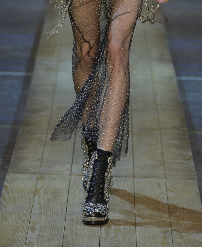 Top 10 Winter Fashion Predictions and Trends 53 fall winter fashion 2020 floral dress Alexander McQueen 2 1 Top 10 Winter Fashion Predictions and Trends - 53