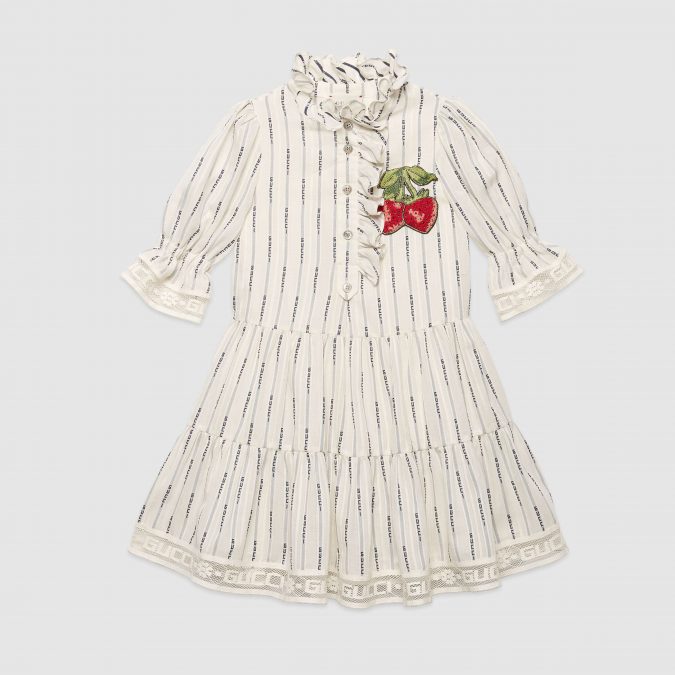 fall winter fashion 2020 kids collection striped dress Gucci 15 Cutest Kids Fashion Trends for Winter - 2