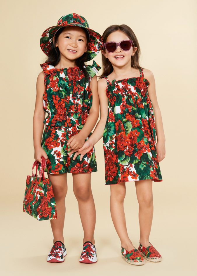 fall winter fashion 2020 kids floral dress playsuit dolce and gabbana 15 Cutest Kids Fashion Trends for Winter - 17
