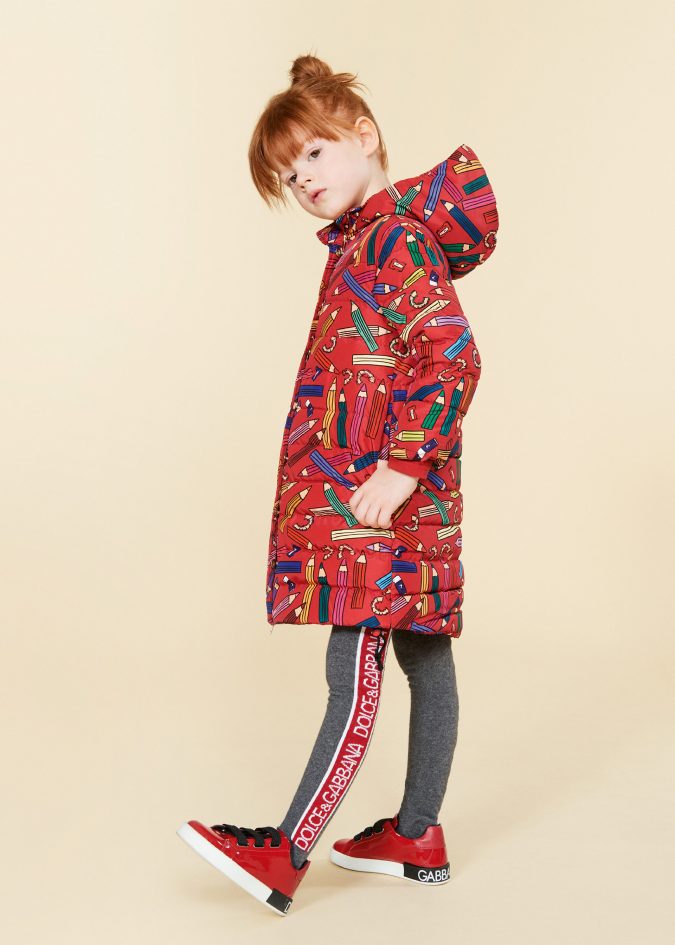 fall winter fashion 2020 kids puffer jacket dolce and gabbana 15 Cutest Kids Fashion Trends for Winter - 33