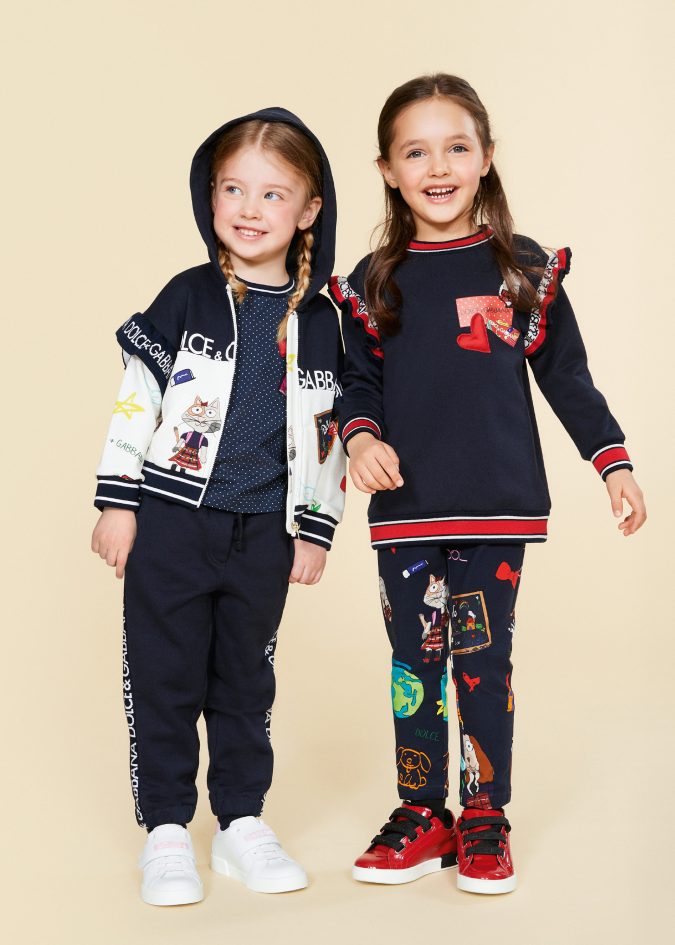 fall winter fashion 2020 kids shoulder ruffles dolce and gabbana 15 Cutest Kids Fashion Trends for Winter - 31