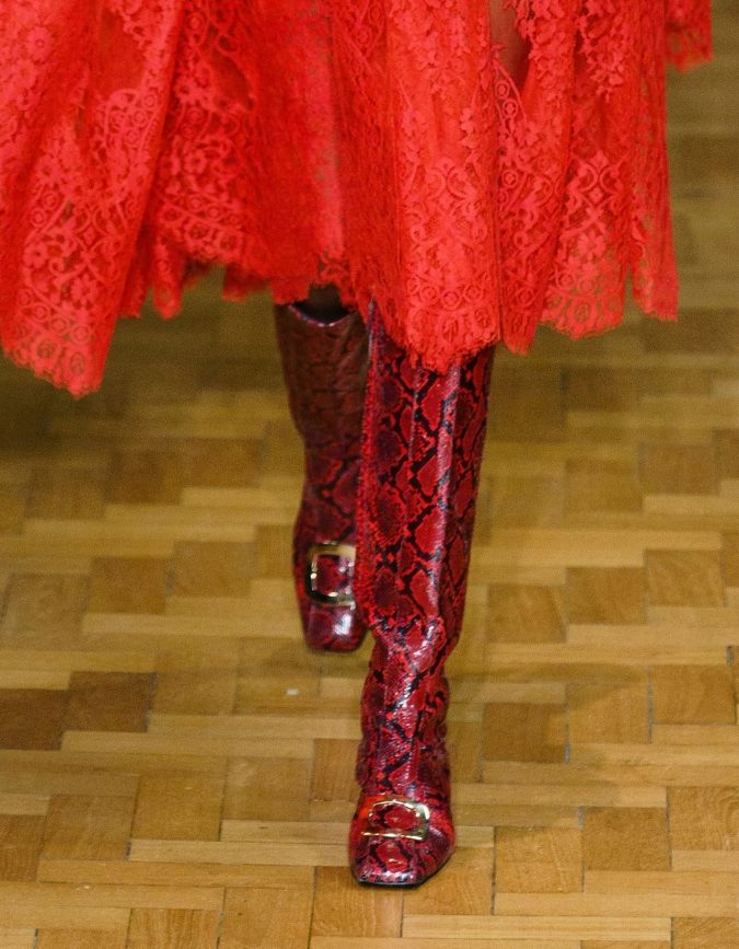 Top 10 Winter Fashion Predictions and Trends 50 fall winter fashion 2020 lace dress asymmetrical sleeves Erdem Top 10 Winter Fashion Predictions and Trends - 50