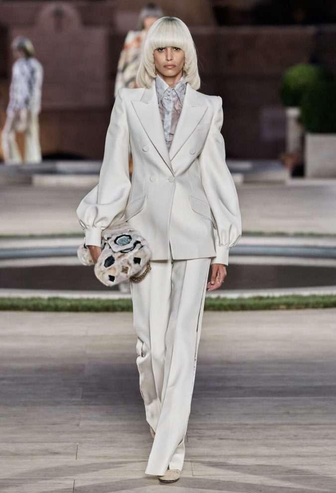 Top 10 Winter Fashion Predictions and Trends 15 fall winter fashion 2020 pantsuit fendi 1 Top 10 Winter Fashion Predictions and Trends - 15