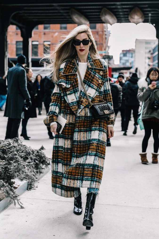 fall-winter-fashion-2020-plaid-coat-675x1013 Top 10 Winter Fashion Predictions and Trends for 2022