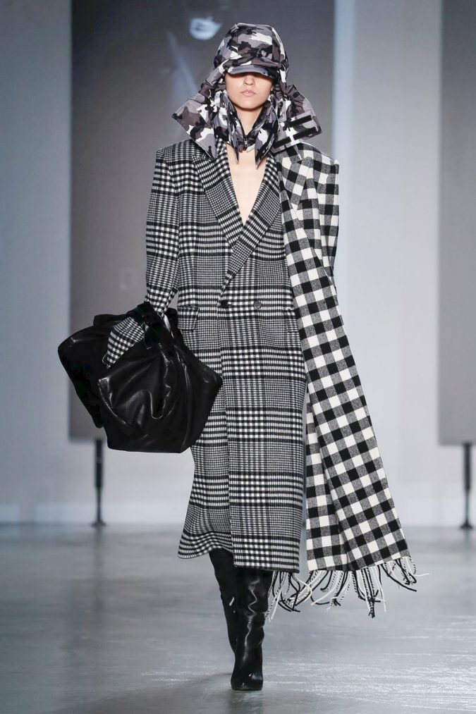 Top 10 Winter Fashion Predictions and Trends 32 fall winter fashion 2020 plaid coat Juun.J Top 10 Winter Fashion Predictions and Trends - 32
