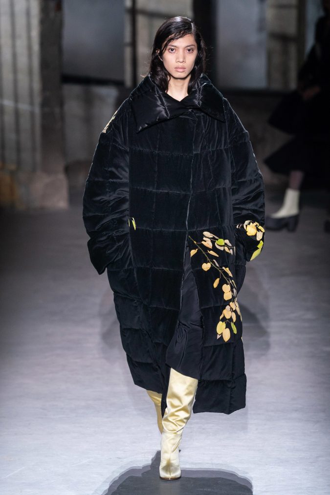 fall winter fashion 2020 puffer coat Dries Van Noten 120+ Lovely Floral Outfit Ideas and Trends for All Seasons - 34