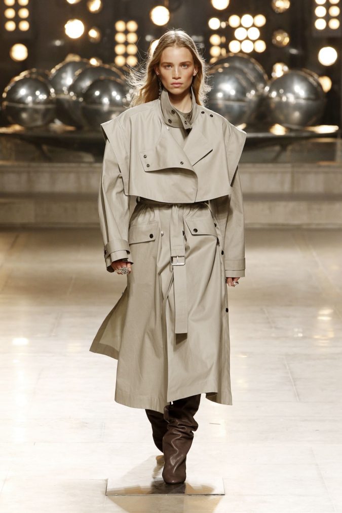 Top 10 Winter Fashion Predictions and Trends 7 fall winter fashion 2020 trench coat Isabel Marant 1 Top 10 Winter Fashion Predictions and Trends - 7