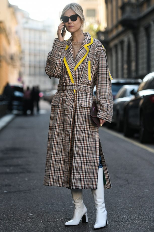 fall winter fashion plaid coat Top 10 Winter Fashion Predictions and Trends - 27