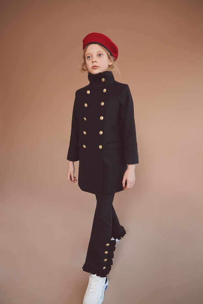 fall winter kids fashion 2020 coat pants red hat MSGM 15 Cutest Kids Fashion Trends for Winter - 6