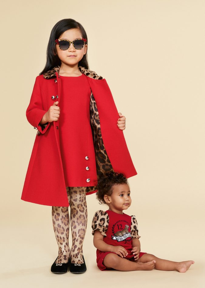 fallwinter fashion 2020 kids dress and coat dolce and gabbana 15 Cutest Kids Fashion Trends for Winter - 23