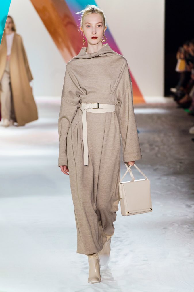 Top 10 Winter Fashion Predictions and Trends 9 fsll winter fashion 2020 earthy color pantsuit roksanda Top 10 Winter Fashion Predictions and Trends - 9