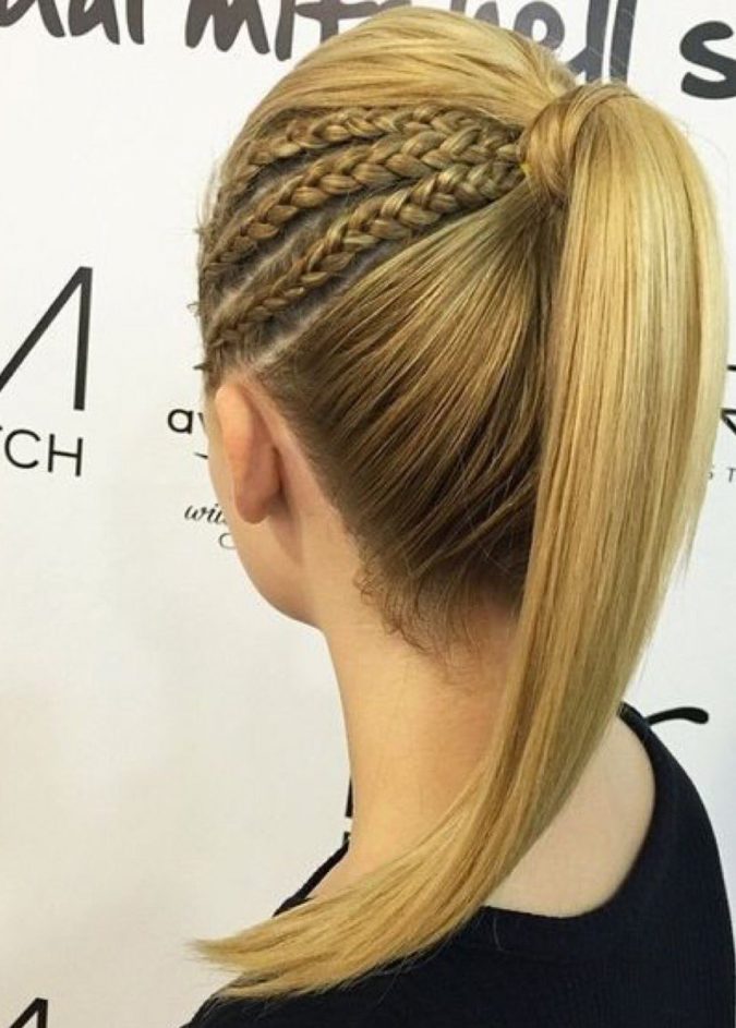 Top 20 Hottest Winter Hairstyles for Women 11 high ponytail hairstyle Top 20 Hottest Winter Hairstyles for Women - 11