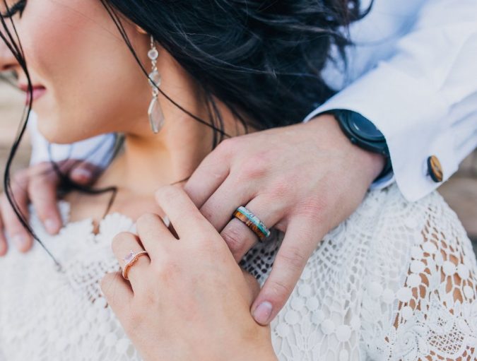 silicone or wood wedding ring Everything You Need to Know about Wedding Rings - 7