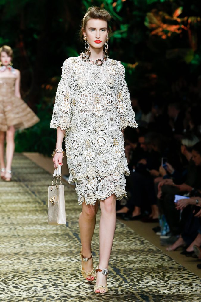 spring summer fashion 2020 floral dress Dolce and Gabbana 2 65+ Hottest Winter Accessories Fashion Trends - 56