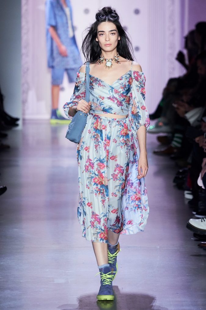 spring summer fashion 2020 floral outfit Anna Sui 120+ Lovely Floral Outfit Ideas and Trends for All Seasons - 82