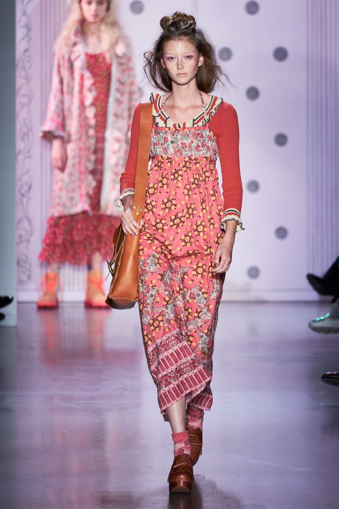 spring summer fashion 2020 maxi floral dress Anna Sui 120+ Lovely Floral Outfit Ideas and Trends for All Seasons - 95