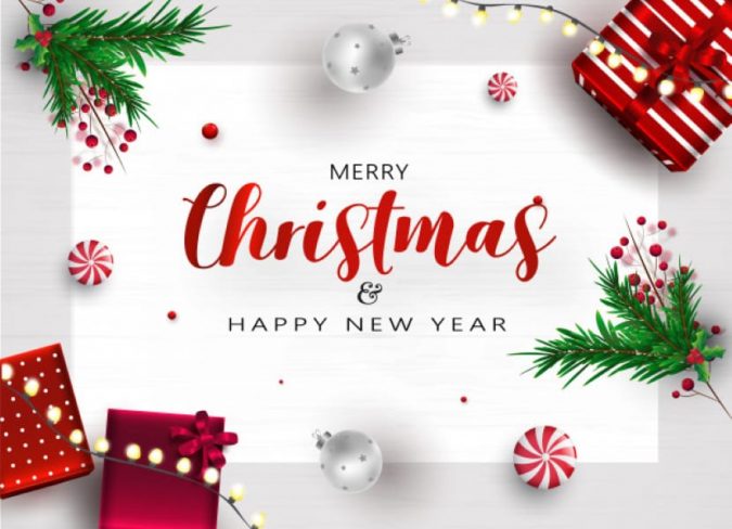 75+ Latest Happy New Year Greeting Cards 36 Christmas and new year greeting card 2 75+ Latest Happy New Year Greeting Cards - 36