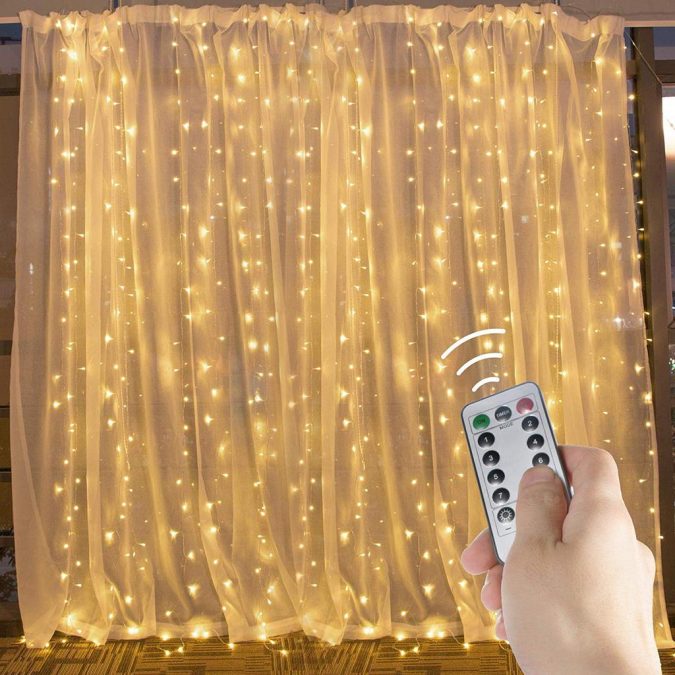 Top 15 Fabulous Teen's Christmas Gifts 19 Curtain string lights Top 15 Fabulous Teen's Christmas Gifts - 19
