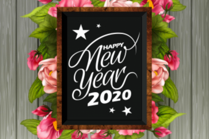 Happy New Year 2020 Greeting Card 75+ Latest Happy New Year Greeting Cards - 17